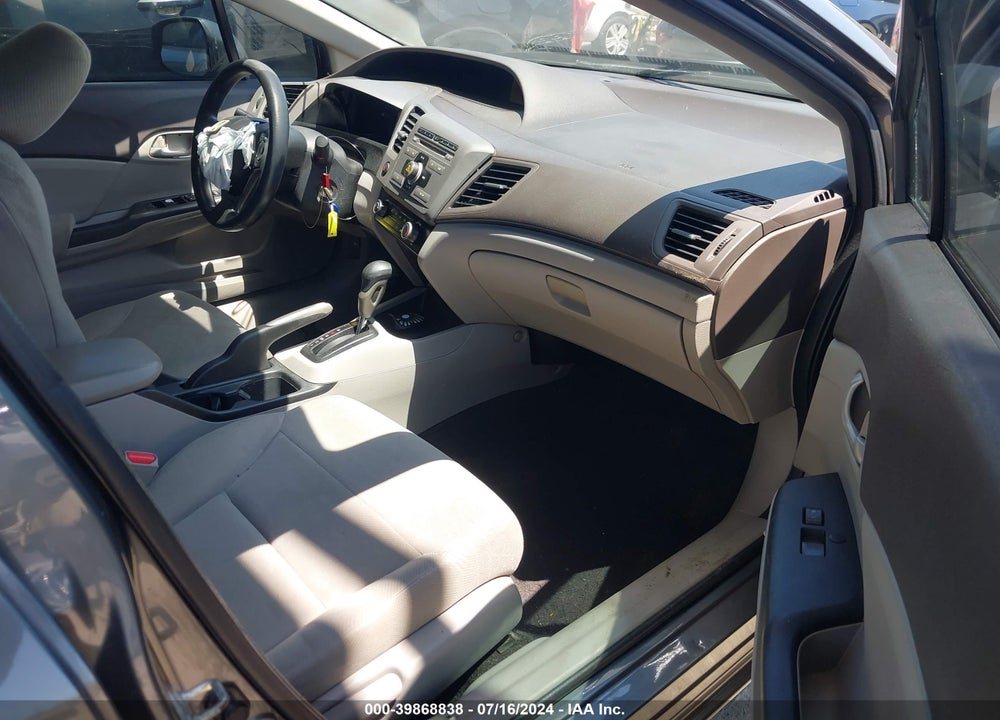 2012 HONDA CIVIC LX VIN: 19XFB2F53CE038059