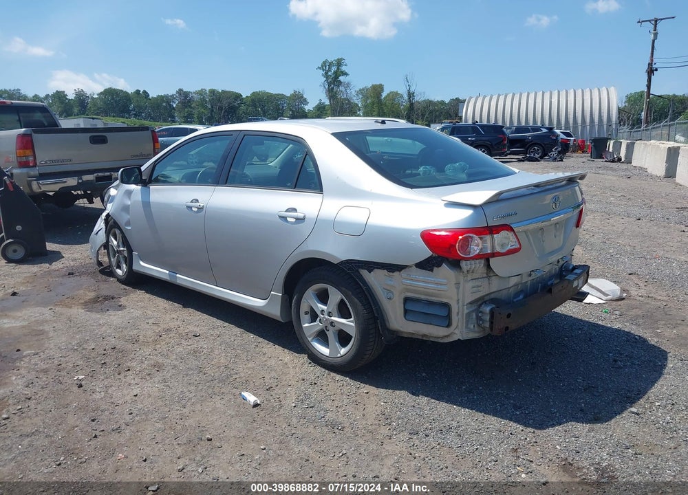 2011 TOYOTA COROLLA S VIN: 2T1BU4EE2BC705741