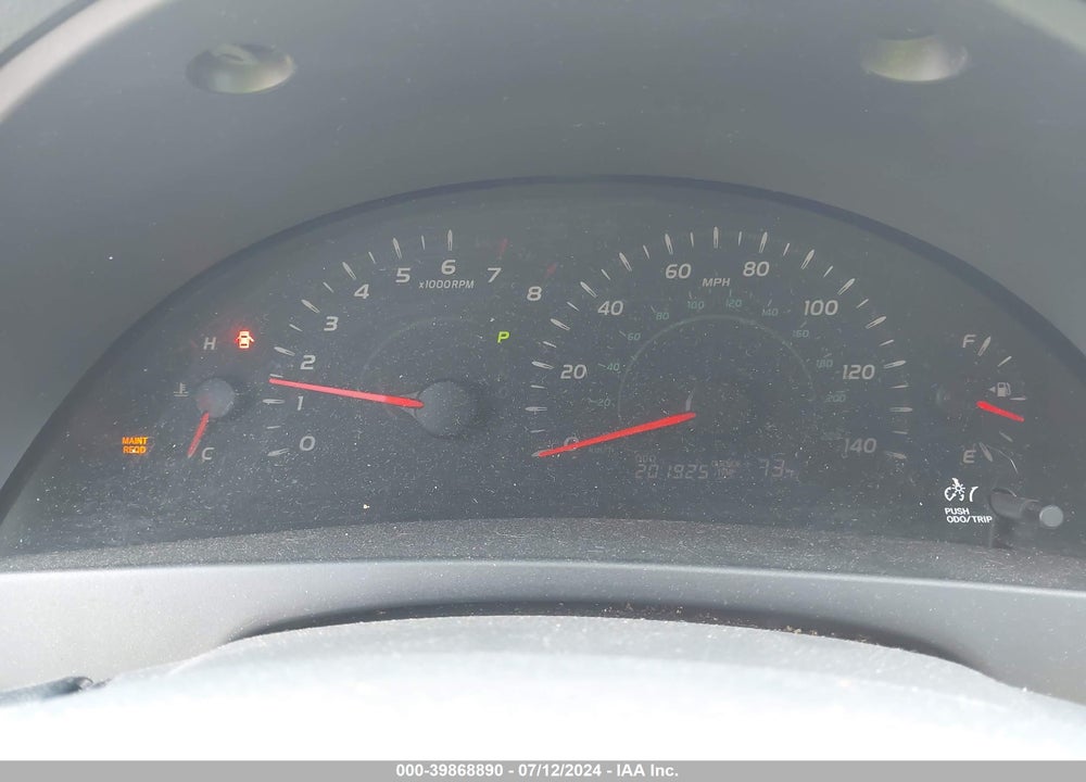 2008 TOYOTA CAMRY LE VIN: 4T1BE46K58U750505