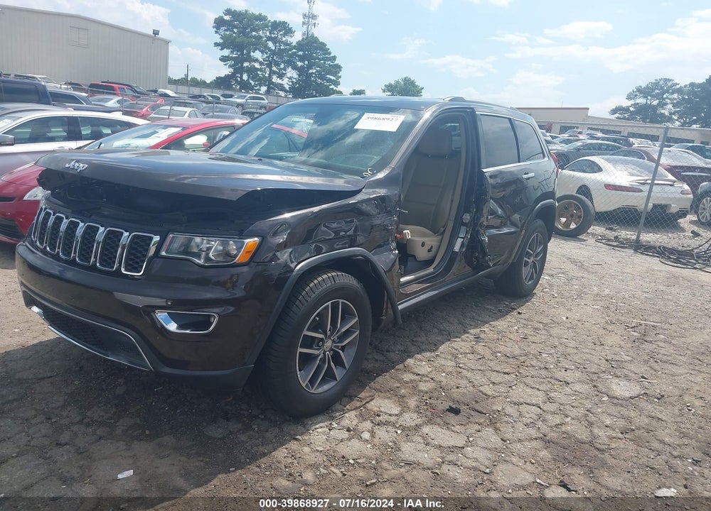 2017 JEEP GRAND CHEROKEE LIMITED 4X2 VIN: 1C4RJEBG0HC812985