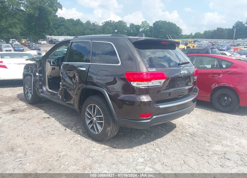 2017 JEEP GRAND CHEROKEE LIMITED 4X2 VIN: 1C4RJEBG0HC812985