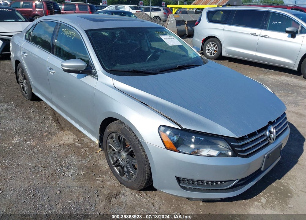 2013 VOLKSWAGEN PASSAT 2.5L SE VIN: 1VWBP7A37DC010550