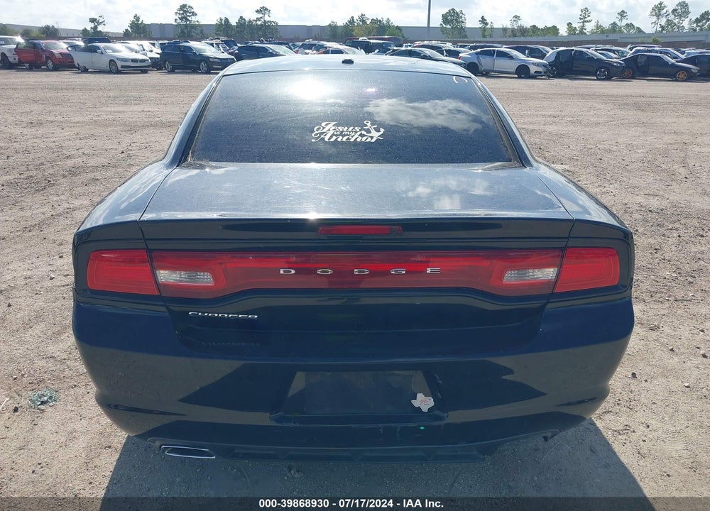 2013 DODGE CHARGER SE VIN: 2C3CDXBG0DH600141