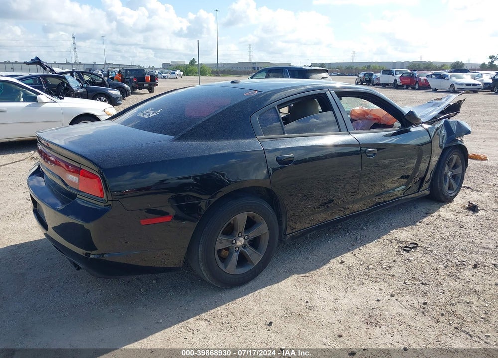 2013 DODGE CHARGER SE VIN: 2C3CDXBG0DH600141