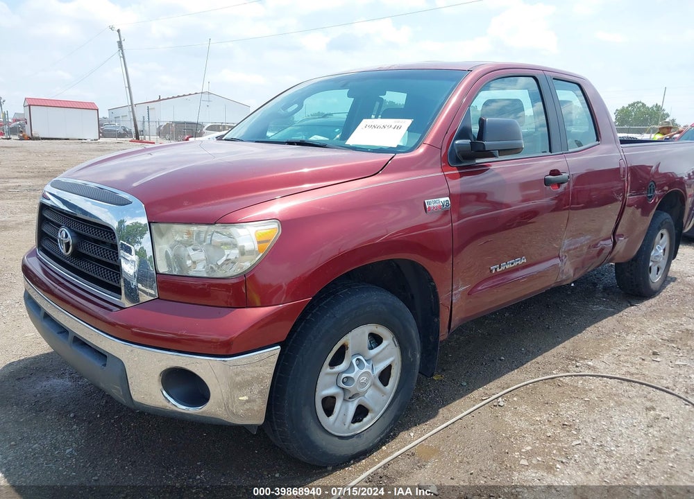 2008 TOYOTA TUNDRA BASE 5.7L V8 VIN: 5TBRV54168S481916