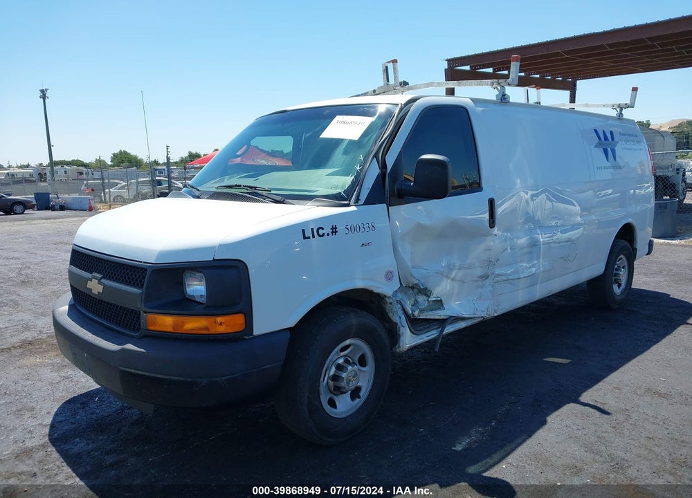 2014 CHEVROLET EXPRESS 2500 WORK VAN VIN: 1GCWGGBA1E1123828