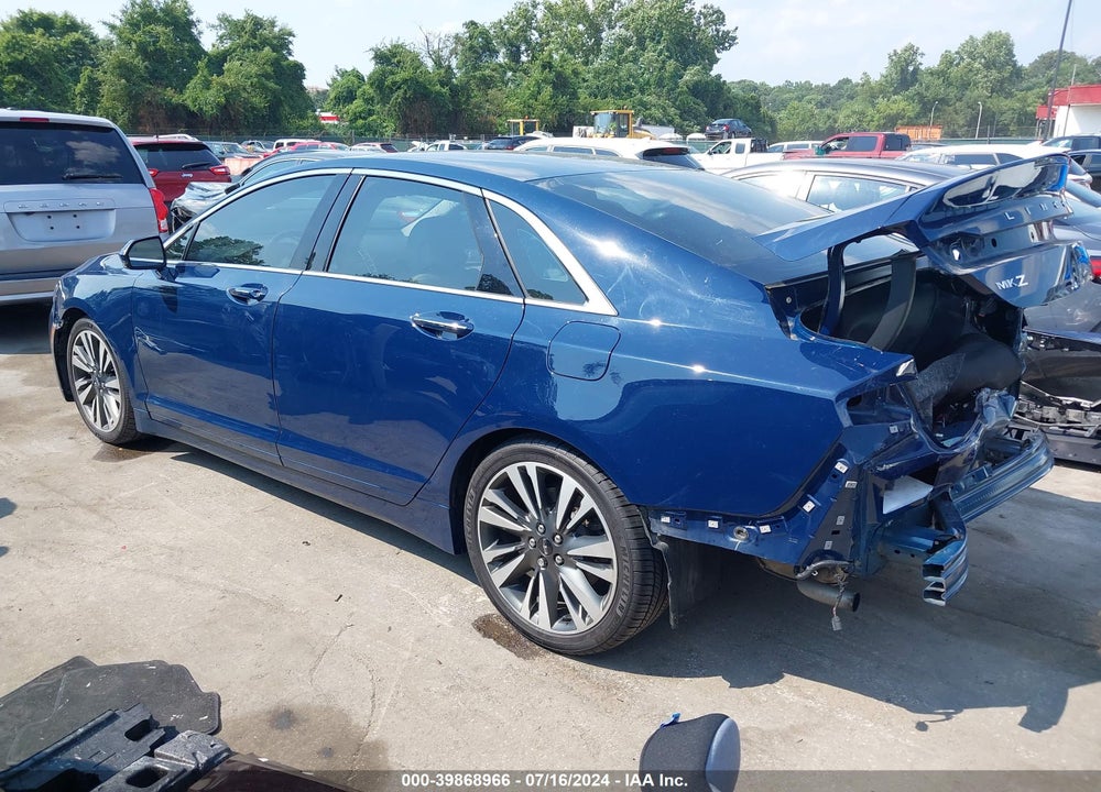 2019 LINCOLN MKZ RESERVE II VIN: 3LN6L5F97KR601540