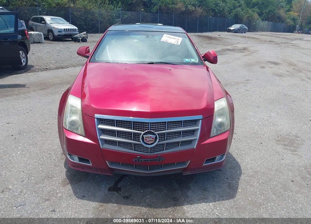 2010 CADILLAC CTS STANDARD VIN: 1G6DL5EV1A0108688