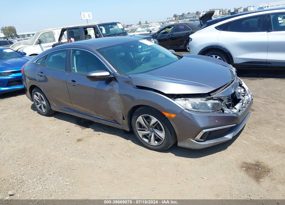 2019 HONDA CIVIC LX VIN: 19XFC2F66KE203543