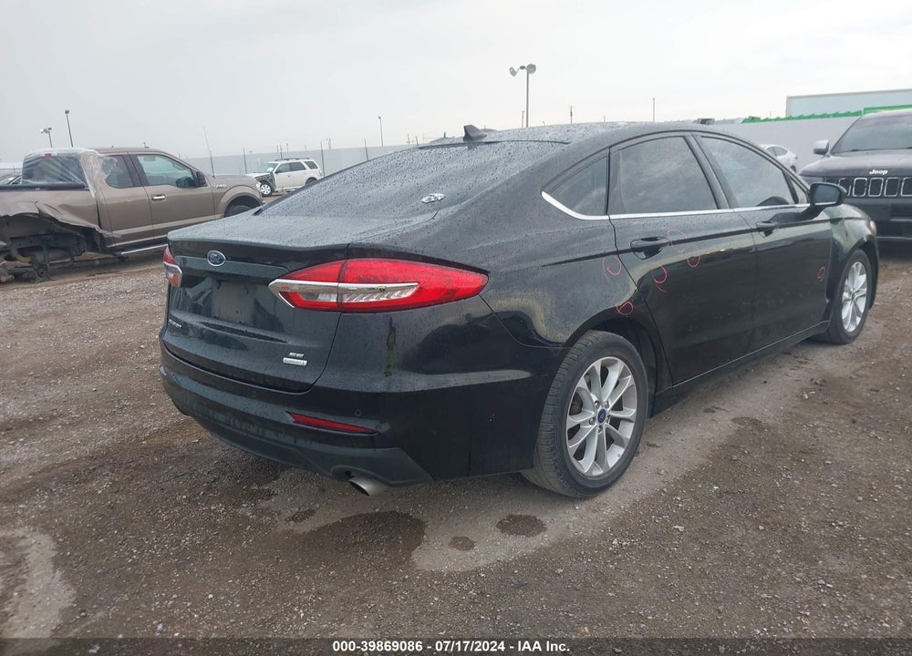 2019 FORD FUSION VIN: 3FA6P0HD9KR169908