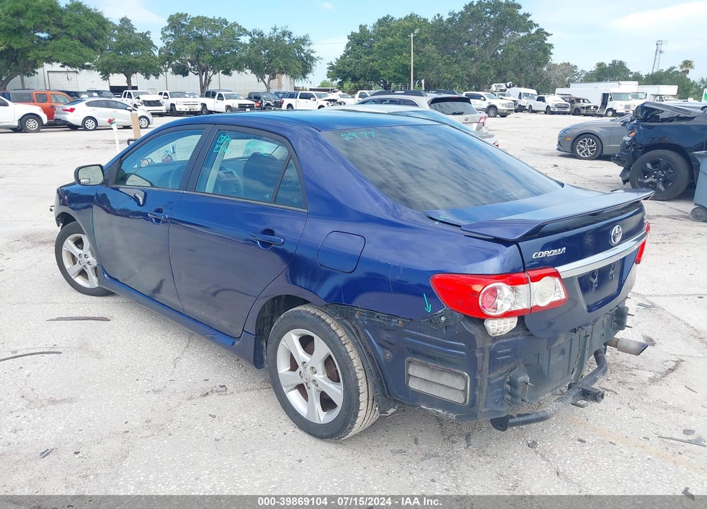 2013 TOYOTA COROLLA S VIN: 5YFBU4EE0DP091341