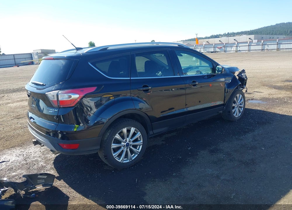 2017 FORD ESCAPE TITANIUM VIN: 1FMCU9J96HUA32860
