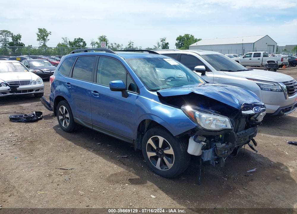 2018 SUBARU FORESTER 2.5I PREMIUM VIN: JF2SJAGC0JH600775