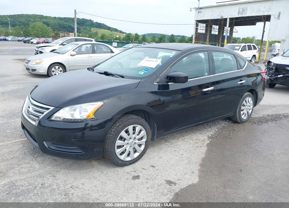 2014 NISSAN SENTRA SV VIN: 3N1AB7AP4EY220583