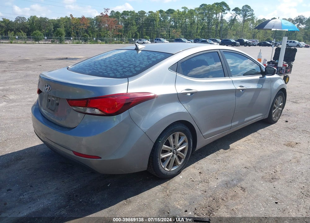 2015 HYUNDAI ELANTRA SE VIN: KMHDH4AE8FU366829