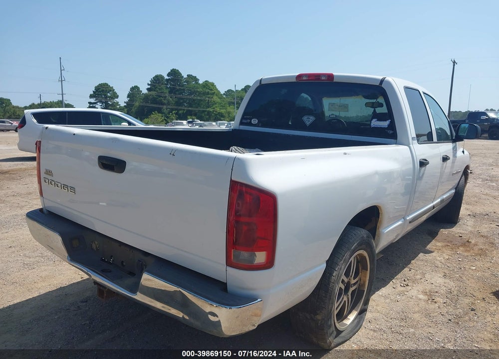 2002 DODGE RAM 1500 ST VIN: 1D7HA18N32S640898