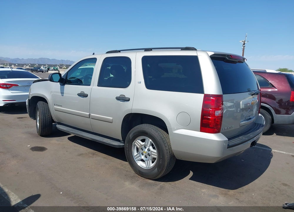 2007 CHEVROLET TAHOE LS VIN: 1GNFC13087R299558