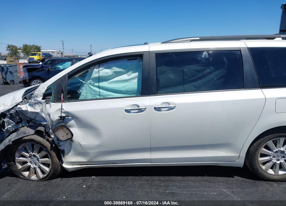 2015 TOYOTA SIENNA LIMITED 7 PASSENGER VIN: 5TDYK3DC5FS629598