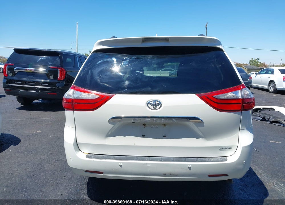 2015 TOYOTA SIENNA LIMITED 7 PASSENGER VIN: 5TDYK3DC5FS629598