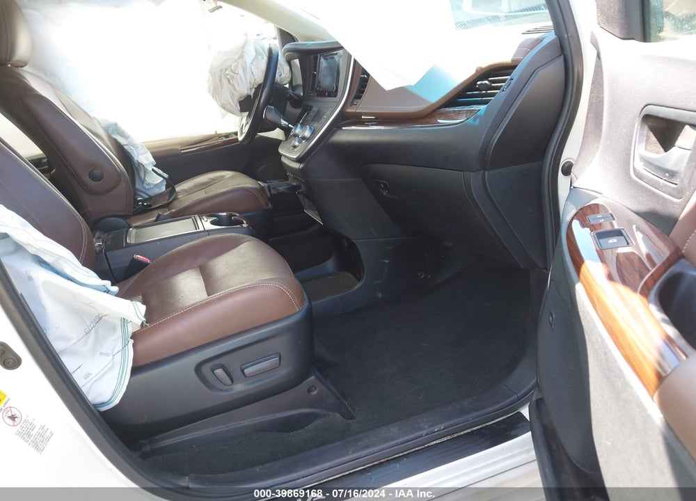 2015 TOYOTA SIENNA LIMITED 7 PASSENGER VIN: 5TDYK3DC5FS629598