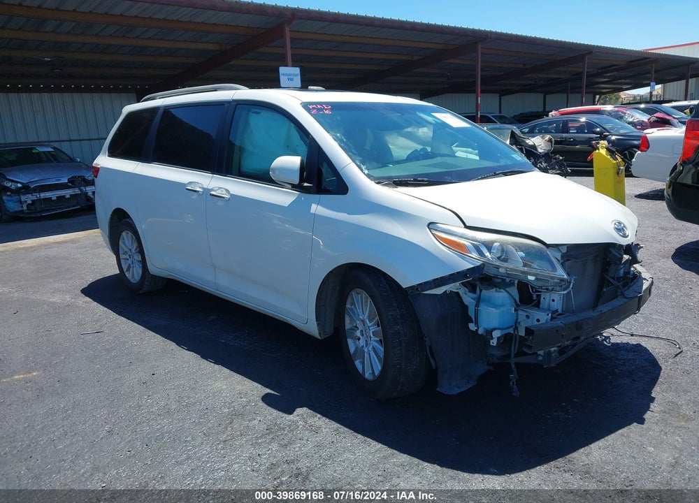 2015 TOYOTA SIENNA LIMITED 7 PASSENGER VIN: 5TDYK3DC5FS629598