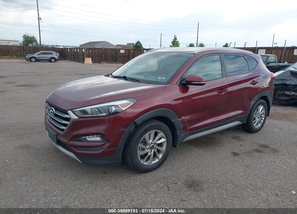 2017 HYUNDAI TUCSON ECO VIN: KM8J3CA26HU341819
