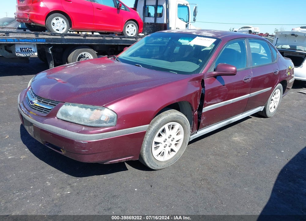 2003 CHEVROLET IMPALA VIN: 2G1WF52EX39355615