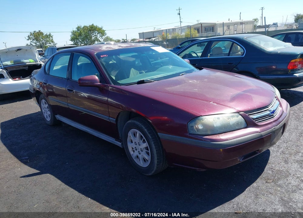 2003 CHEVROLET IMPALA VIN: 2G1WF52EX39355615