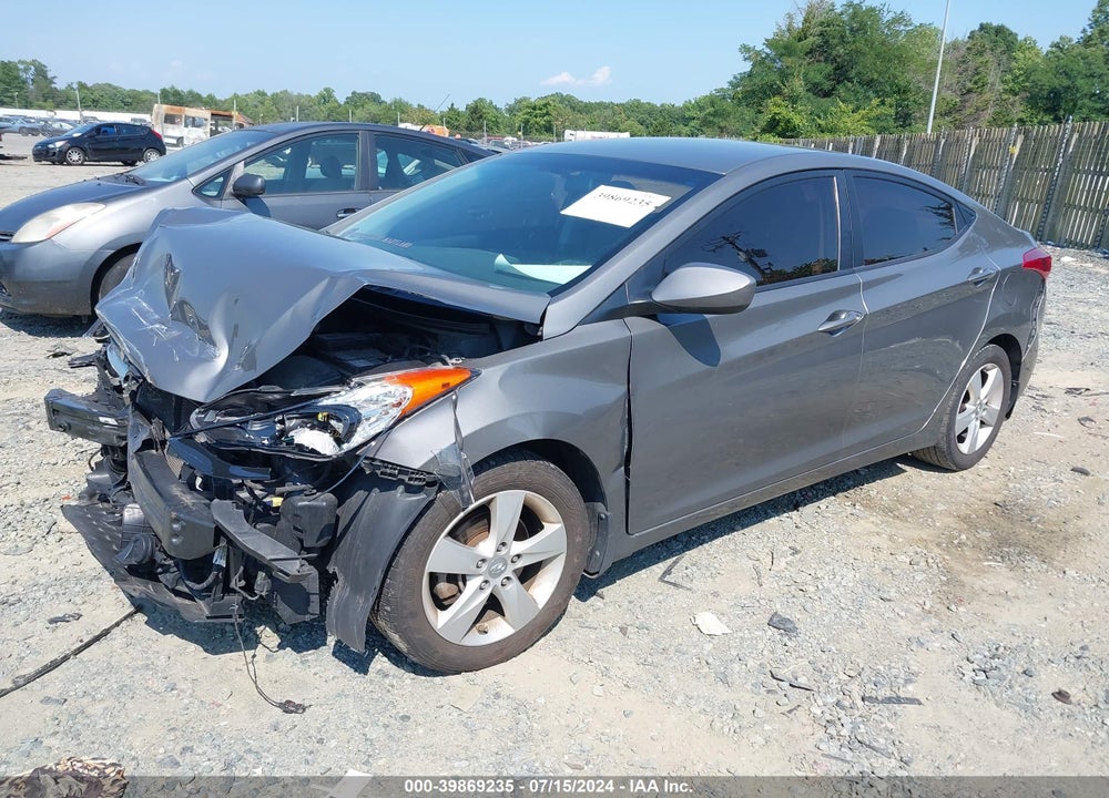 2013 HYUNDAI ELANTRA GLS VIN: 5NPDH4AE5DH205141