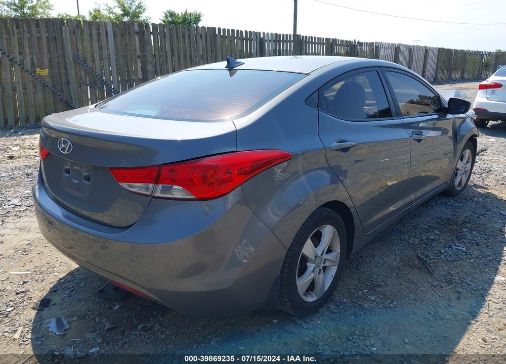 2013 HYUNDAI ELANTRA GLS VIN: 5NPDH4AE5DH205141