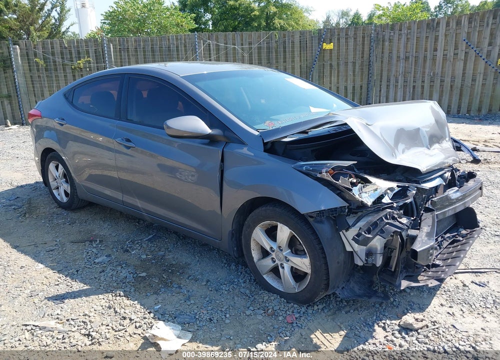 2013 HYUNDAI ELANTRA GLS VIN: 5NPDH4AE5DH205141