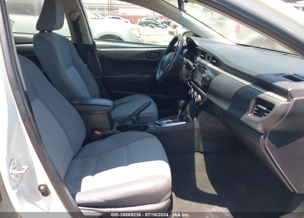 2016 TOYOTA COROLLA L VIN: 5YFBURHE5GP503640