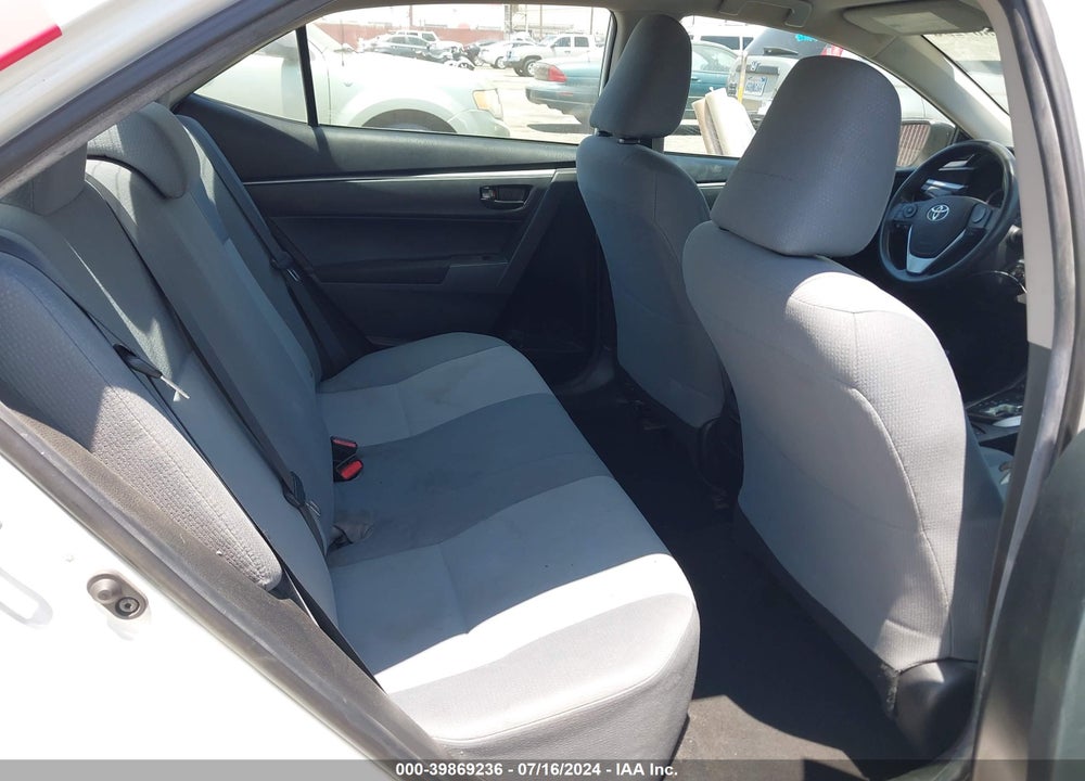 2016 TOYOTA COROLLA L VIN: 5YFBURHE5GP503640