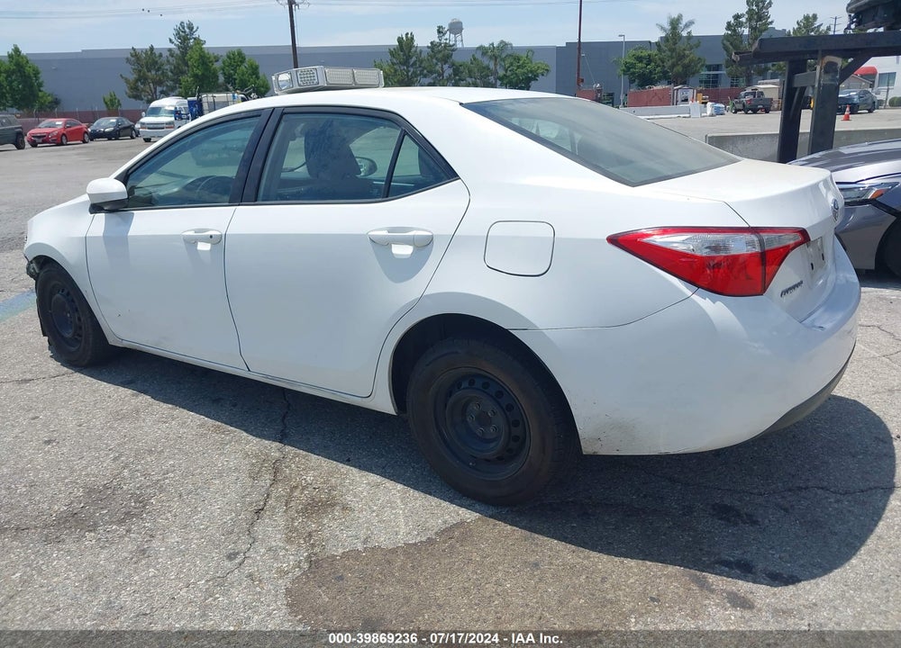 2016 TOYOTA COROLLA L VIN: 5YFBURHE5GP503640
