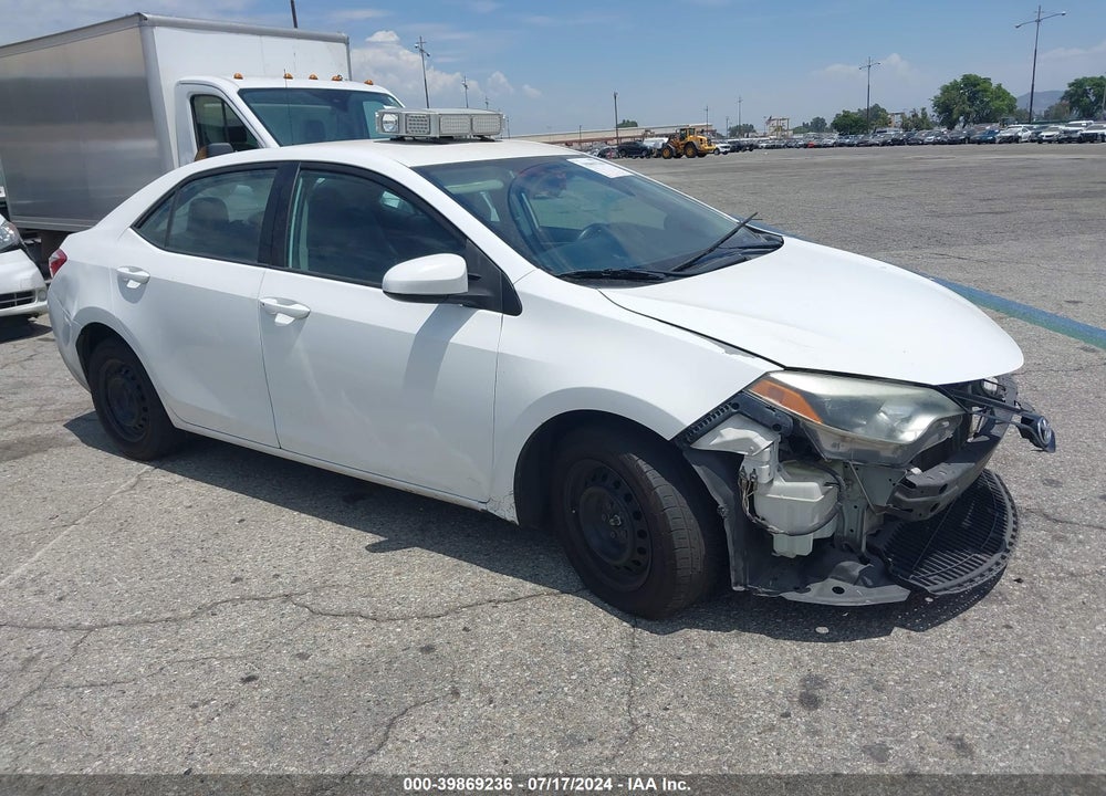 2016 TOYOTA COROLLA L VIN: 5YFBURHE5GP503640