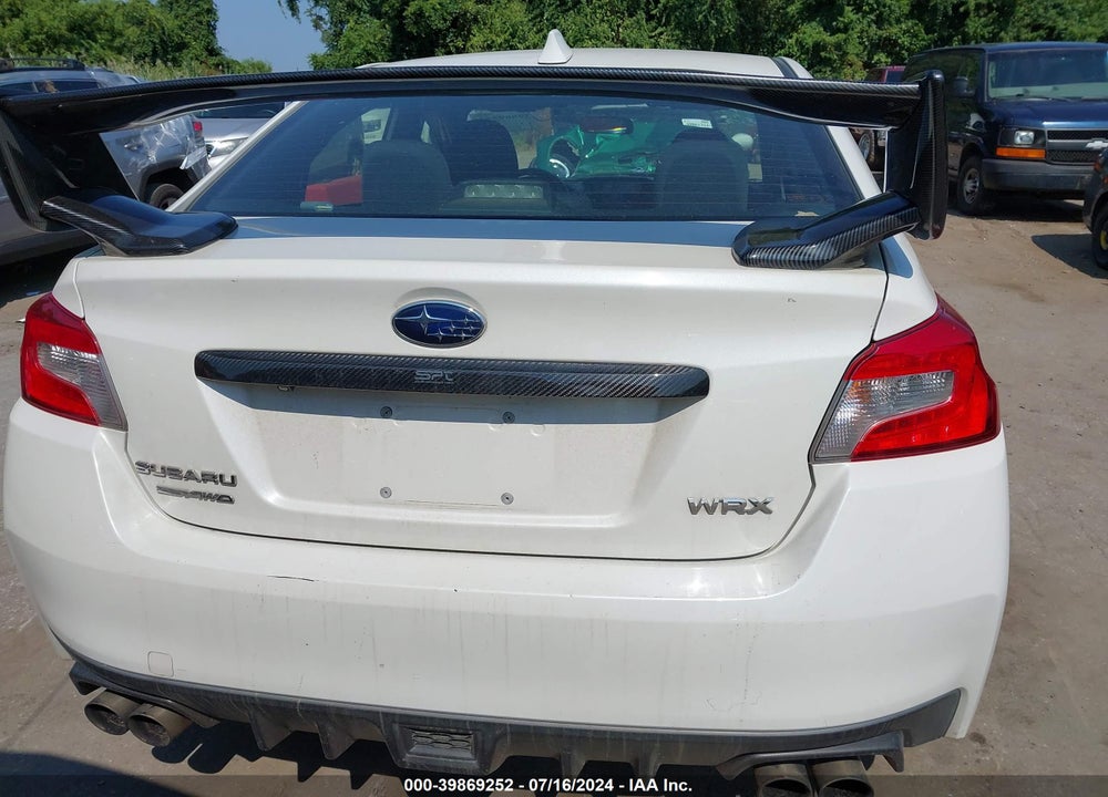 2015 SUBARU WRX VIN: JF1VA1A68F9826794