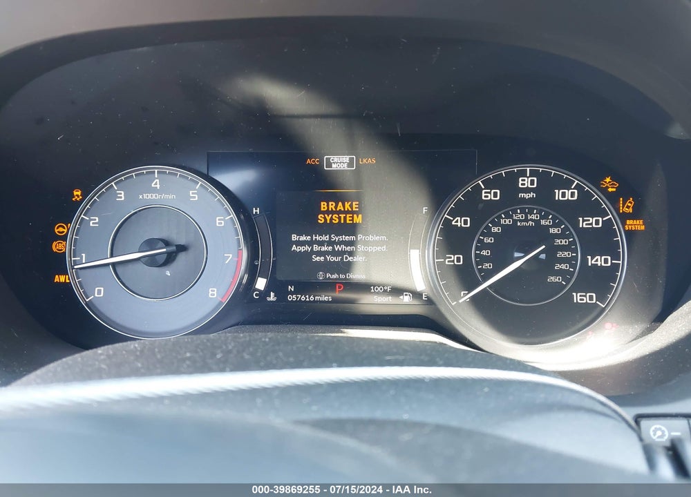 2021 ACURA RDX TECHNOLOGY PACKAGE VIN: 5J8TC2H52ML037735