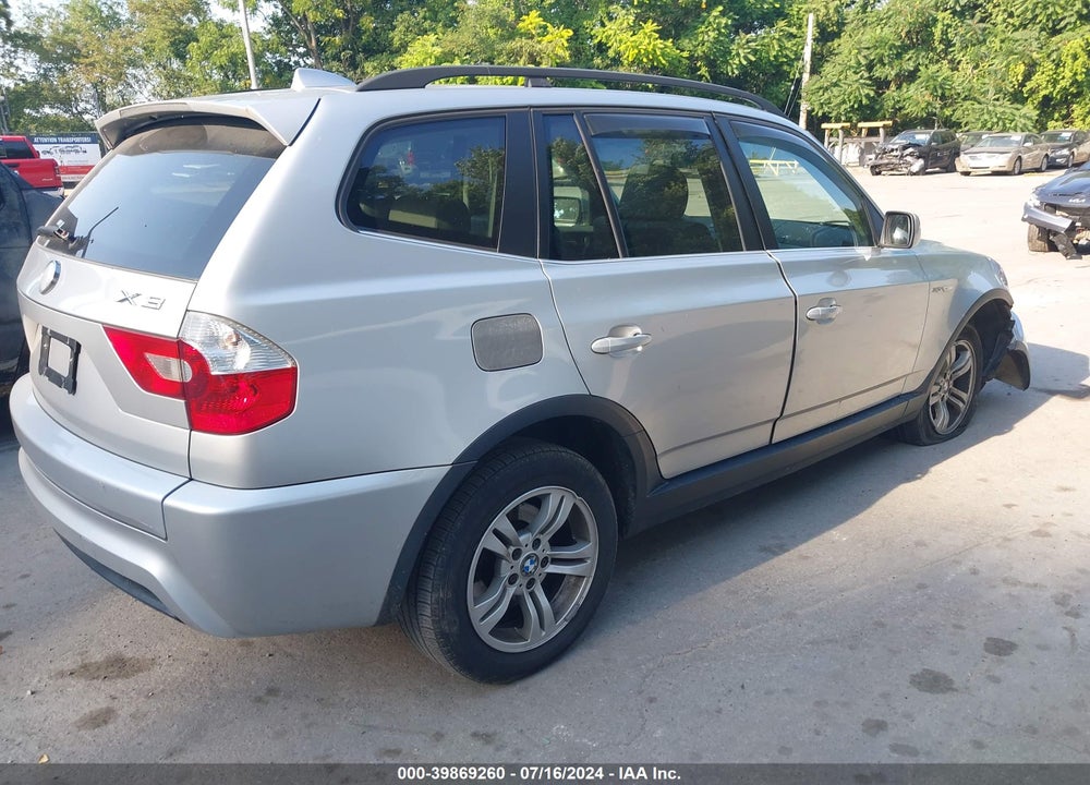 2006 BMW X3 3.0I VIN: WBXPA93416WG81828