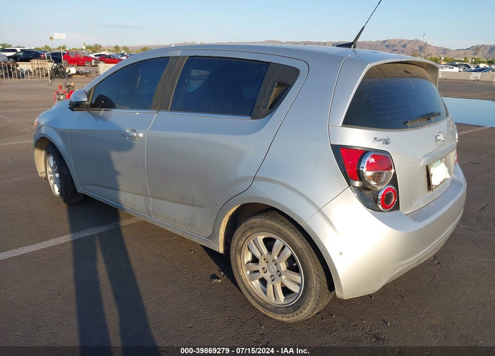 2013 CHEVROLET SONIC LT AUTO VIN: 1G1JC6SH3D4166666