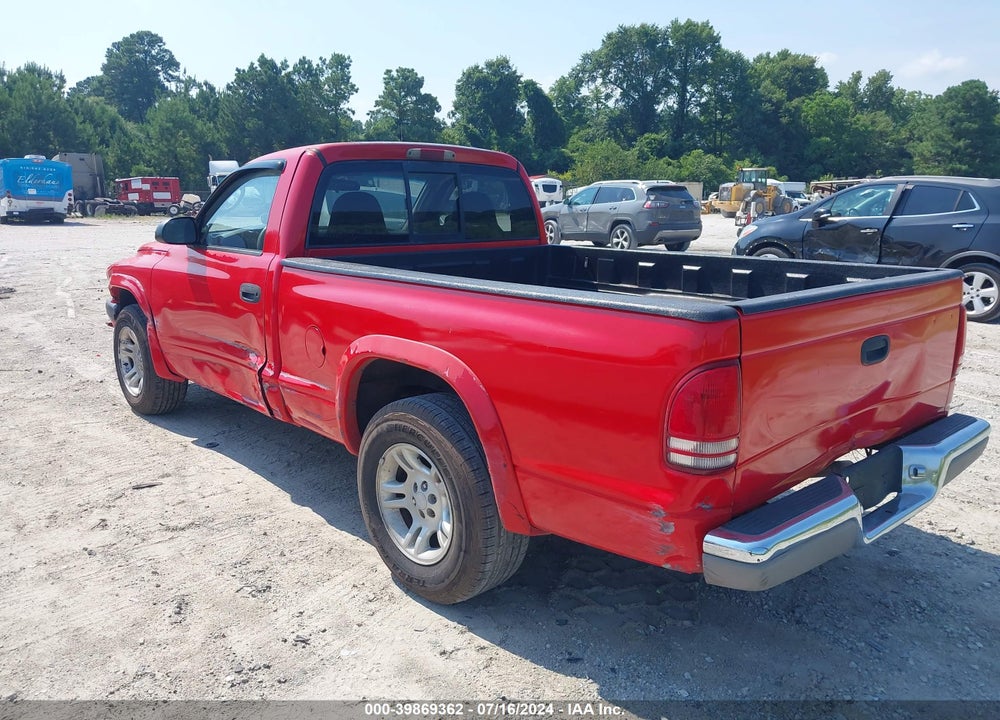 2002 DODGE DAKOTA SPORT VIN: 1B7FL36X42S651372