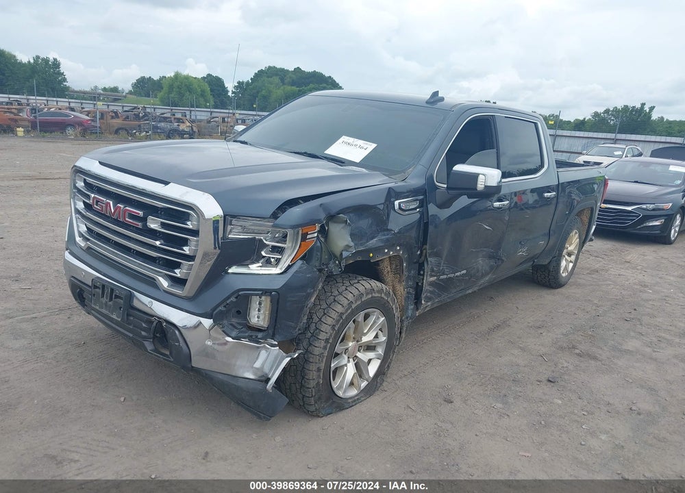 2021 GMC SIERRA 1500 4WD SHORT BOX SLT VIN: 3GTU9DED0MG156471
