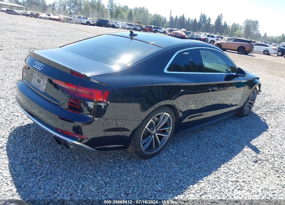 2018 AUDI S5 3.0T PREMIUM PLUS VIN: WAUR4AF51JA012395