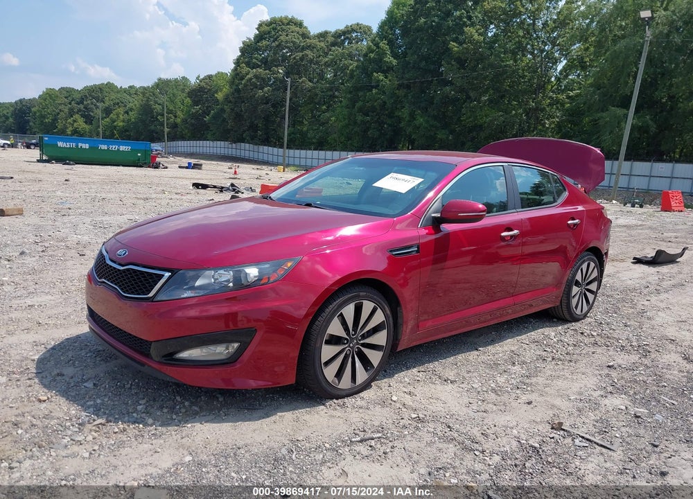 2013 KIA OPTIMA SX VIN: 5XXGR4A68DG154362