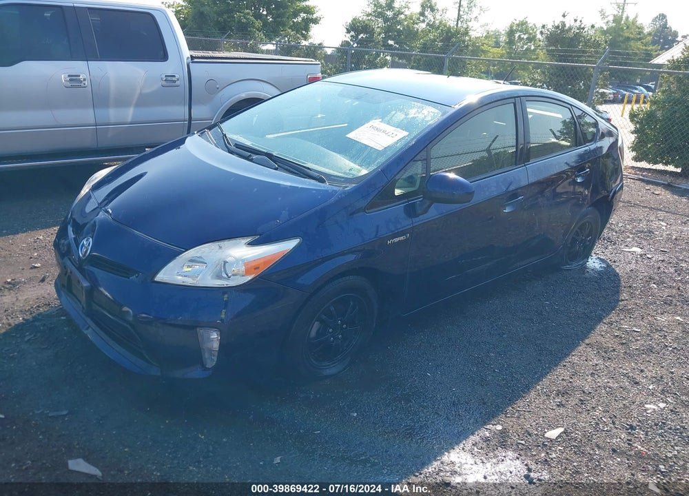 2014 TOYOTA PRIUS TWO VIN: JTDKN3DUXE1792605