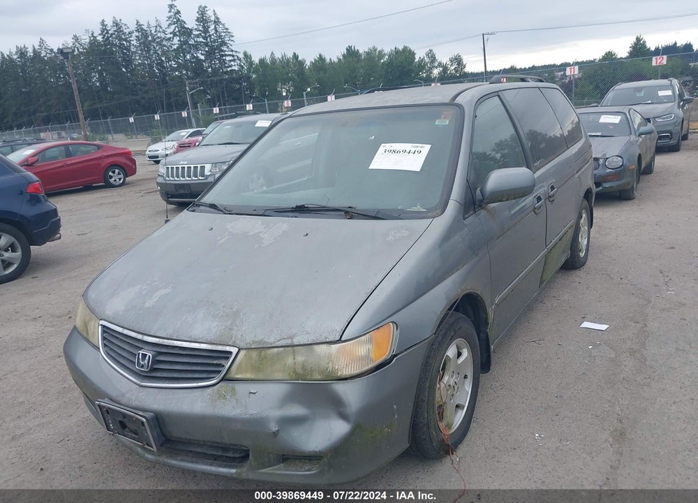 2001 HONDA ODYSSEY EX VIN: 2HKRL18681H576341