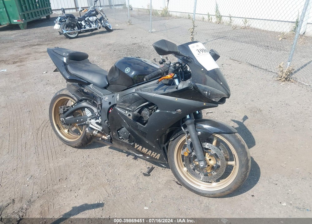 2009 YAMAHA YZFR6 S VIN: JYARJ06E59A040259