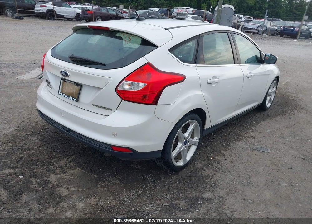 2012 FORD FOCUS TITANIUM VIN: 1FAHP3N21CL333875