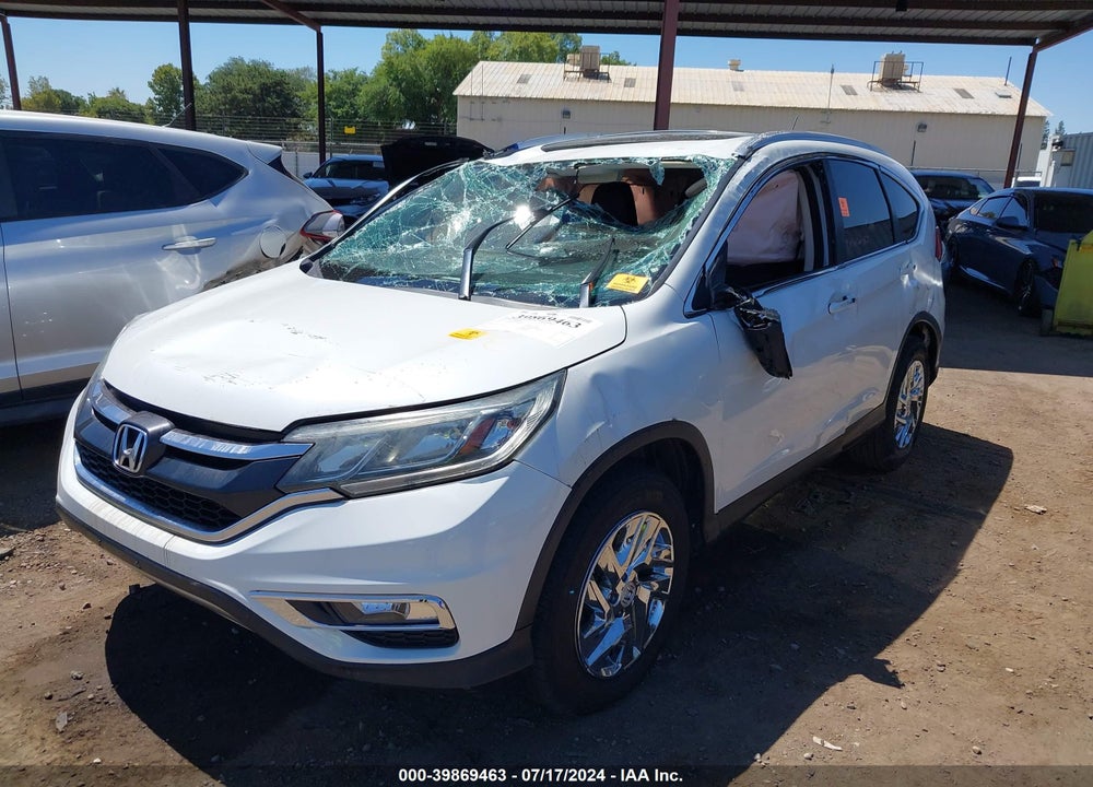 2015 HONDA CR-V EX-L VIN: 5J6RM4H79FL101057