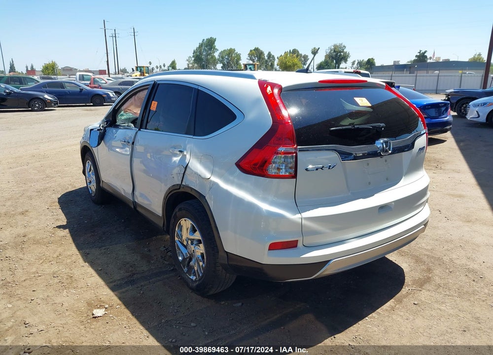 2015 HONDA CR-V EX-L VIN: 5J6RM4H79FL101057