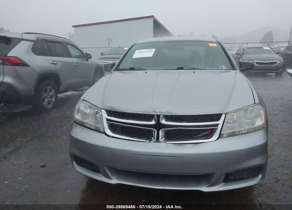 2013 DODGE AVENGER SE VIN: 1C3CDZAB1DN535311